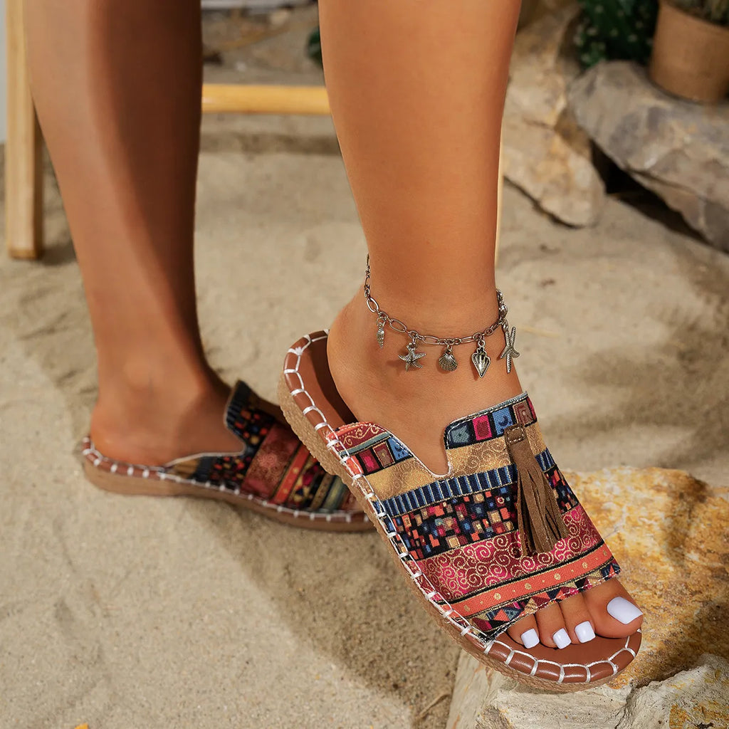 Tassel Open Toe Sandals