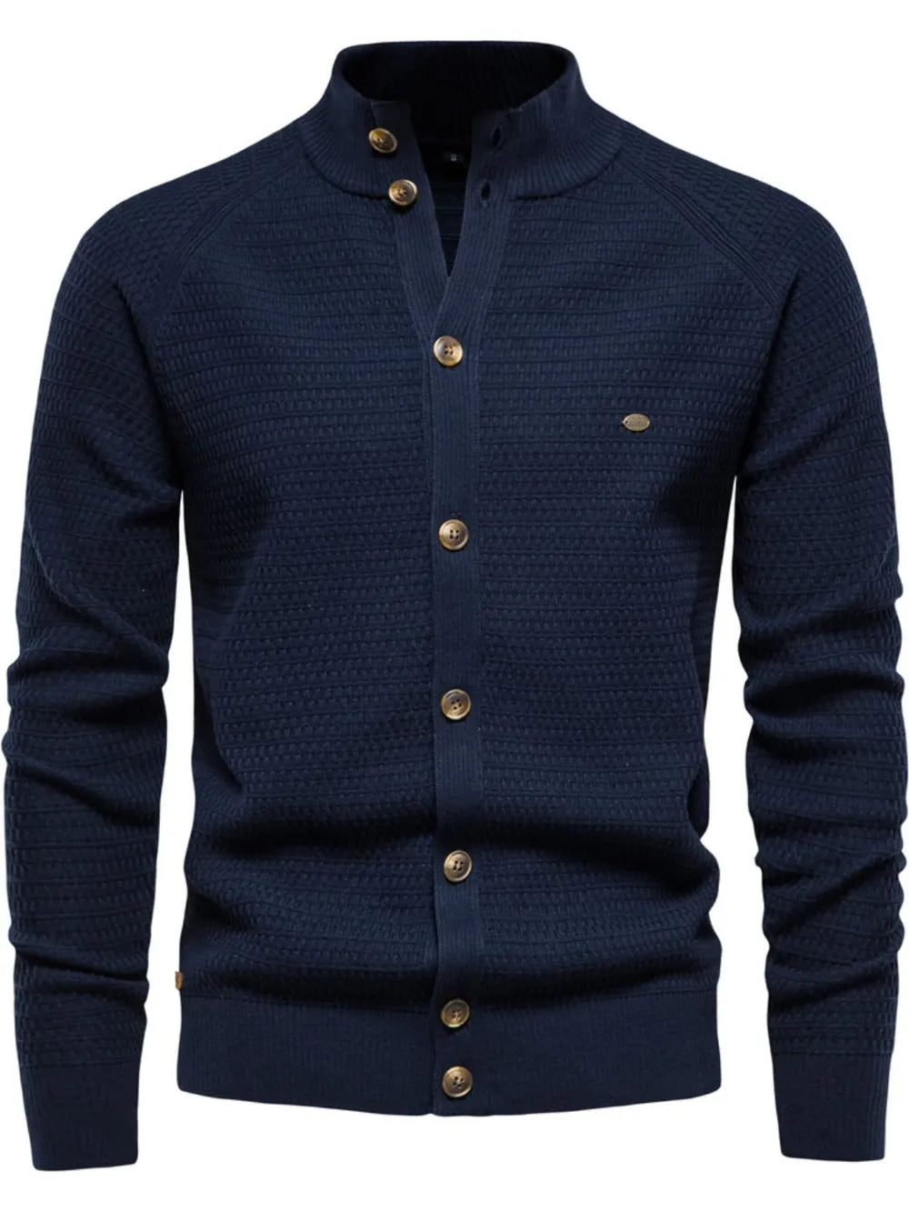 Men's Button Down Long Sleeve Cardigan