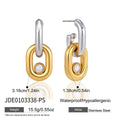 Two Tone Stud Earrings Collection