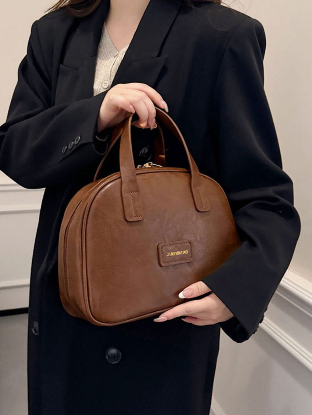 Top Handle Makeup Handbag
