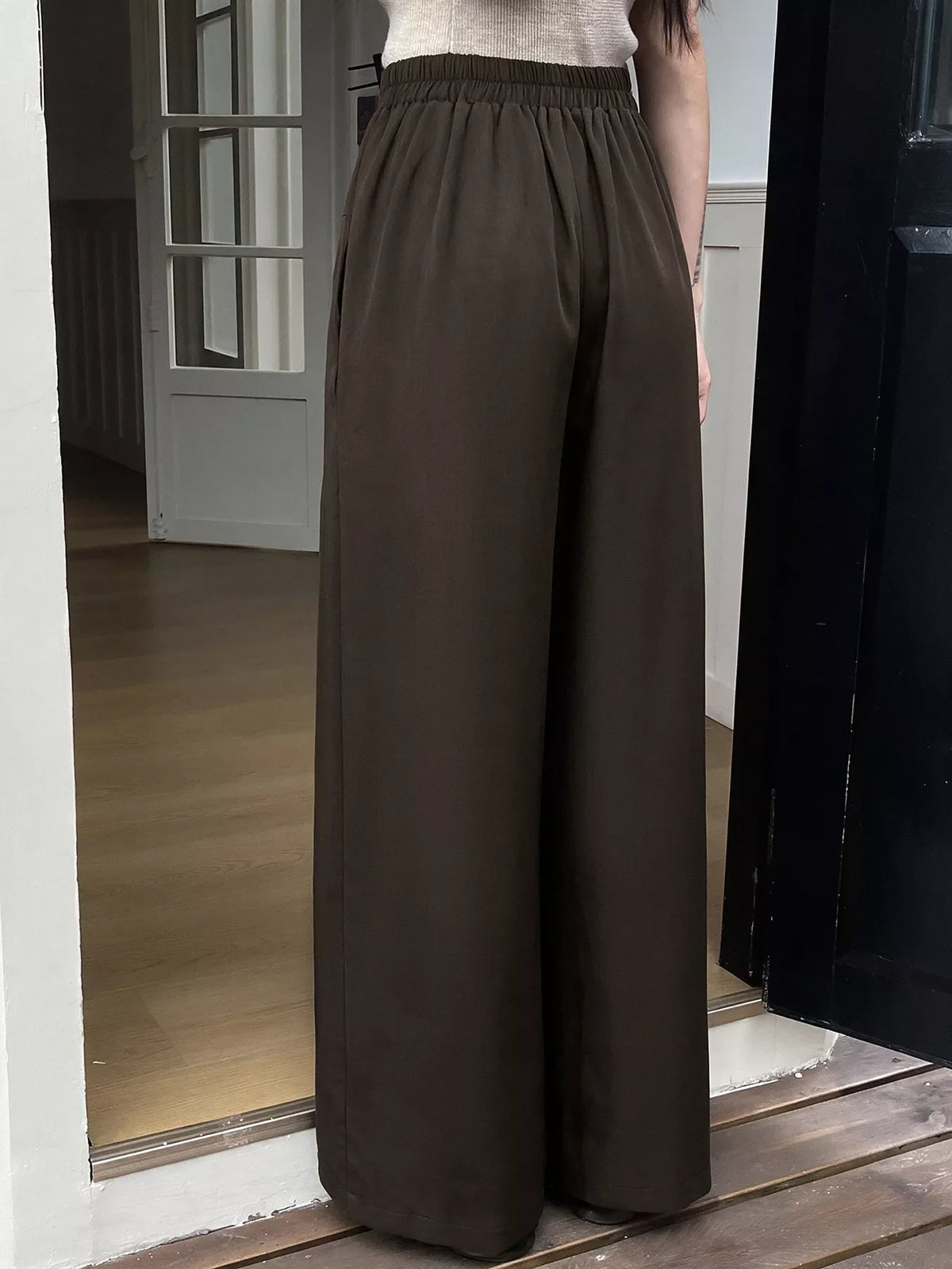 High-Waisted Wide-Leg Pants