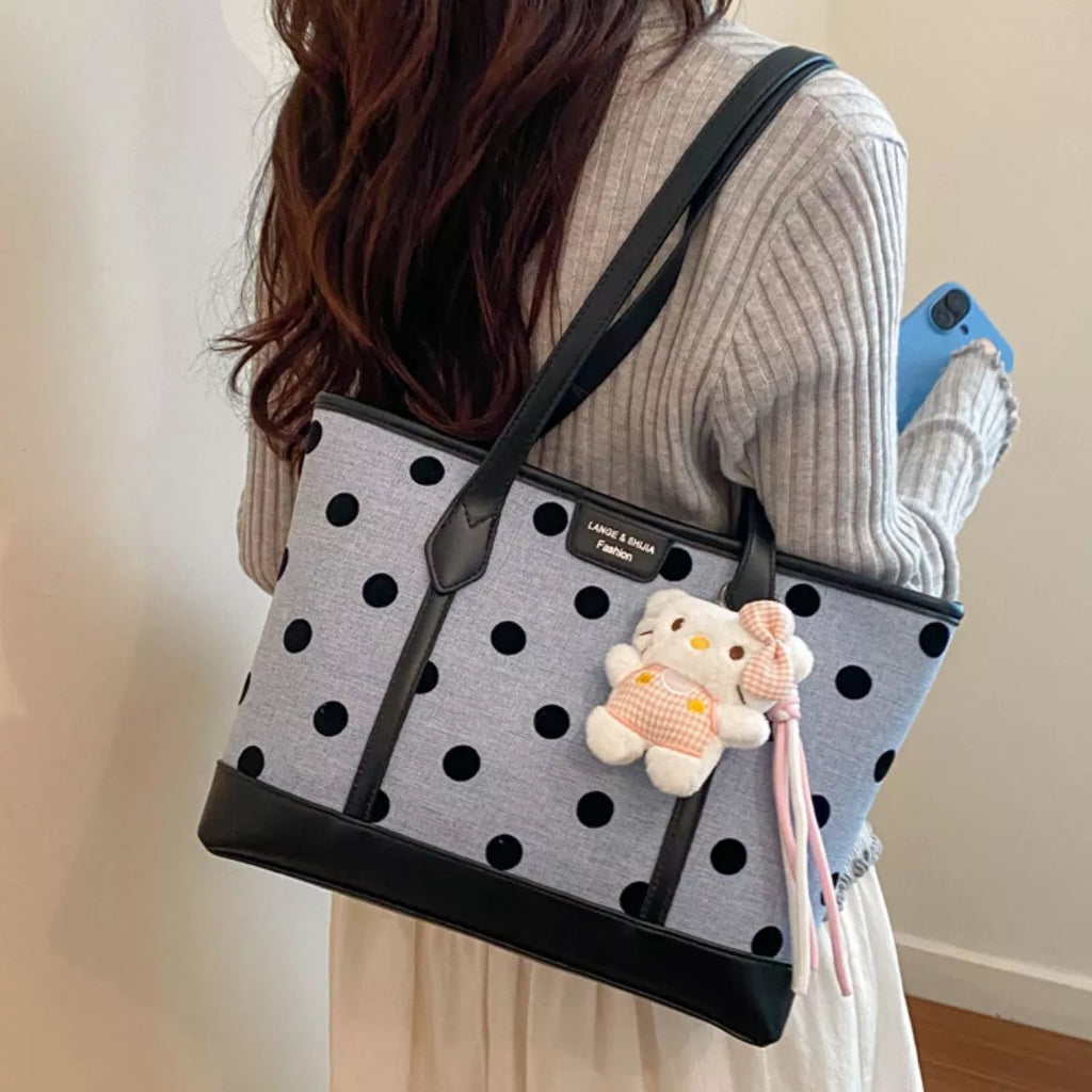 Polka Dot Shoulder Bag