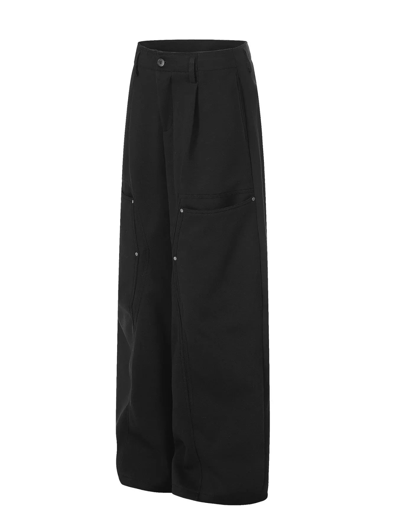 Men's Wide Leg Pants with Pockets