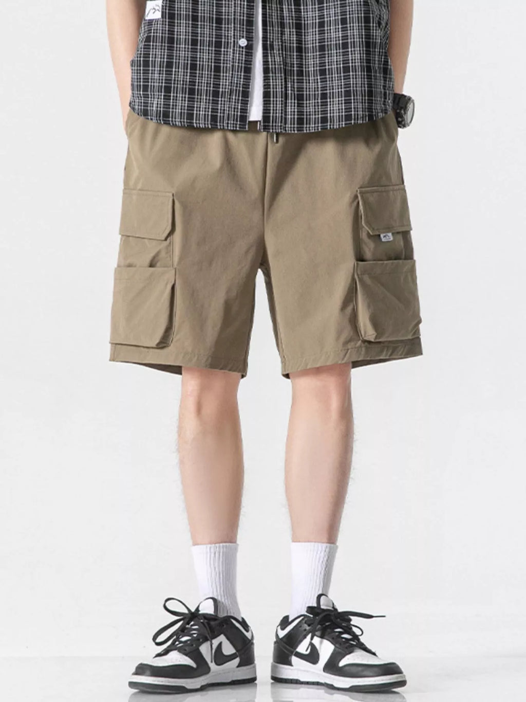 Men's Plus Size Loose Fit Cargo Shorts
