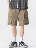 Men's Plus Size Loose Fit Cargo Shorts