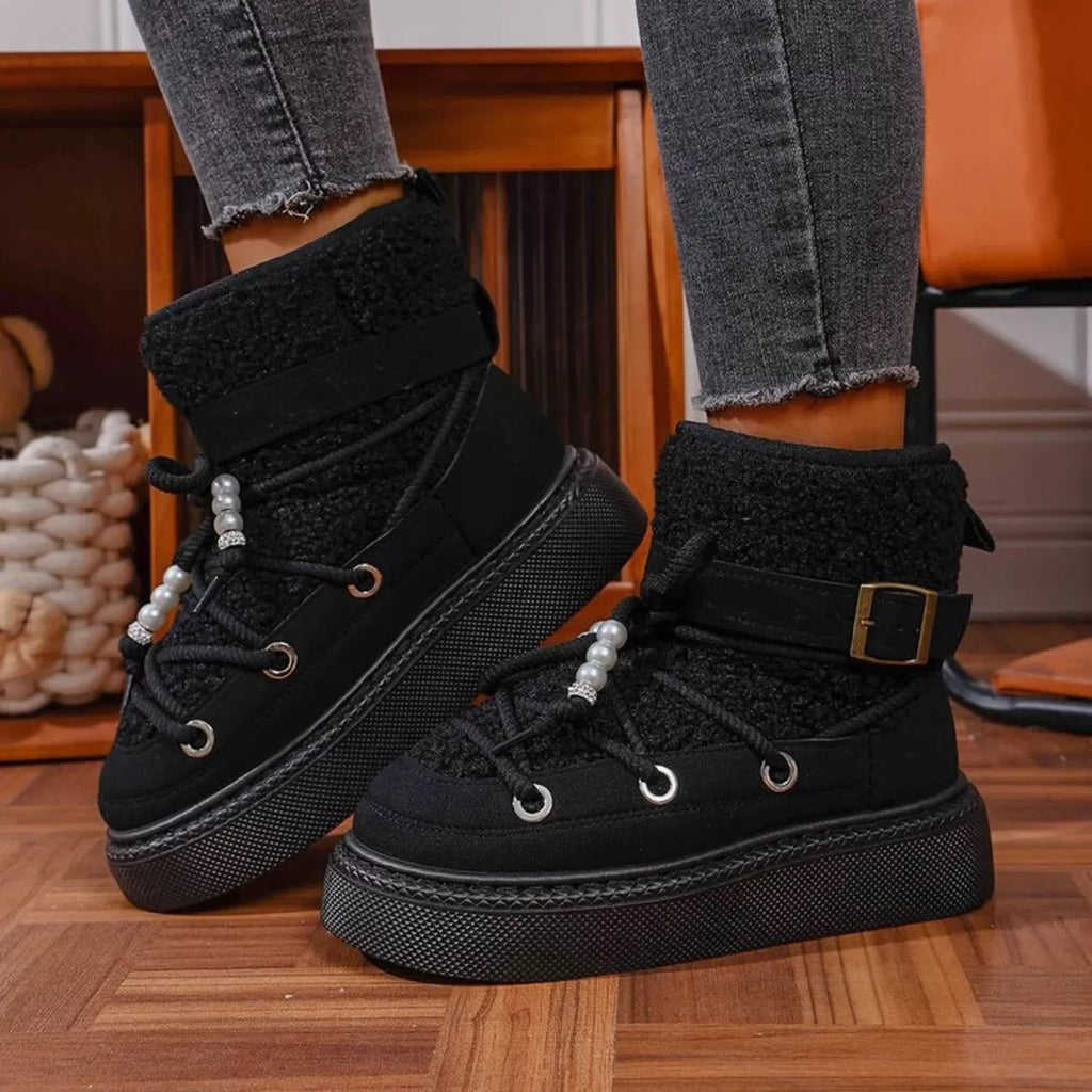 Lace Up Platform Boots