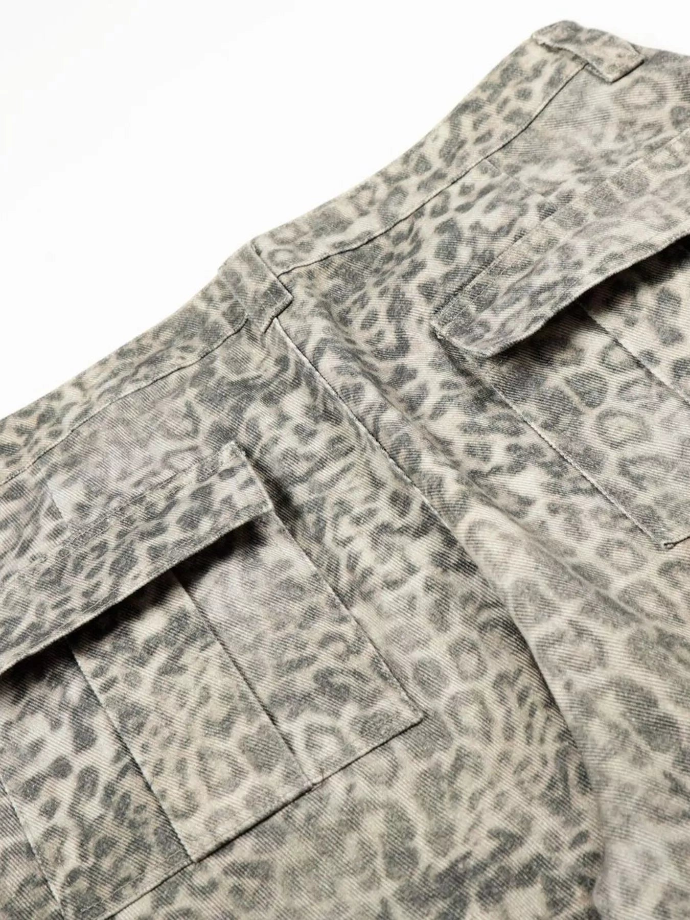 Men's Leopard Print Cargo Pants