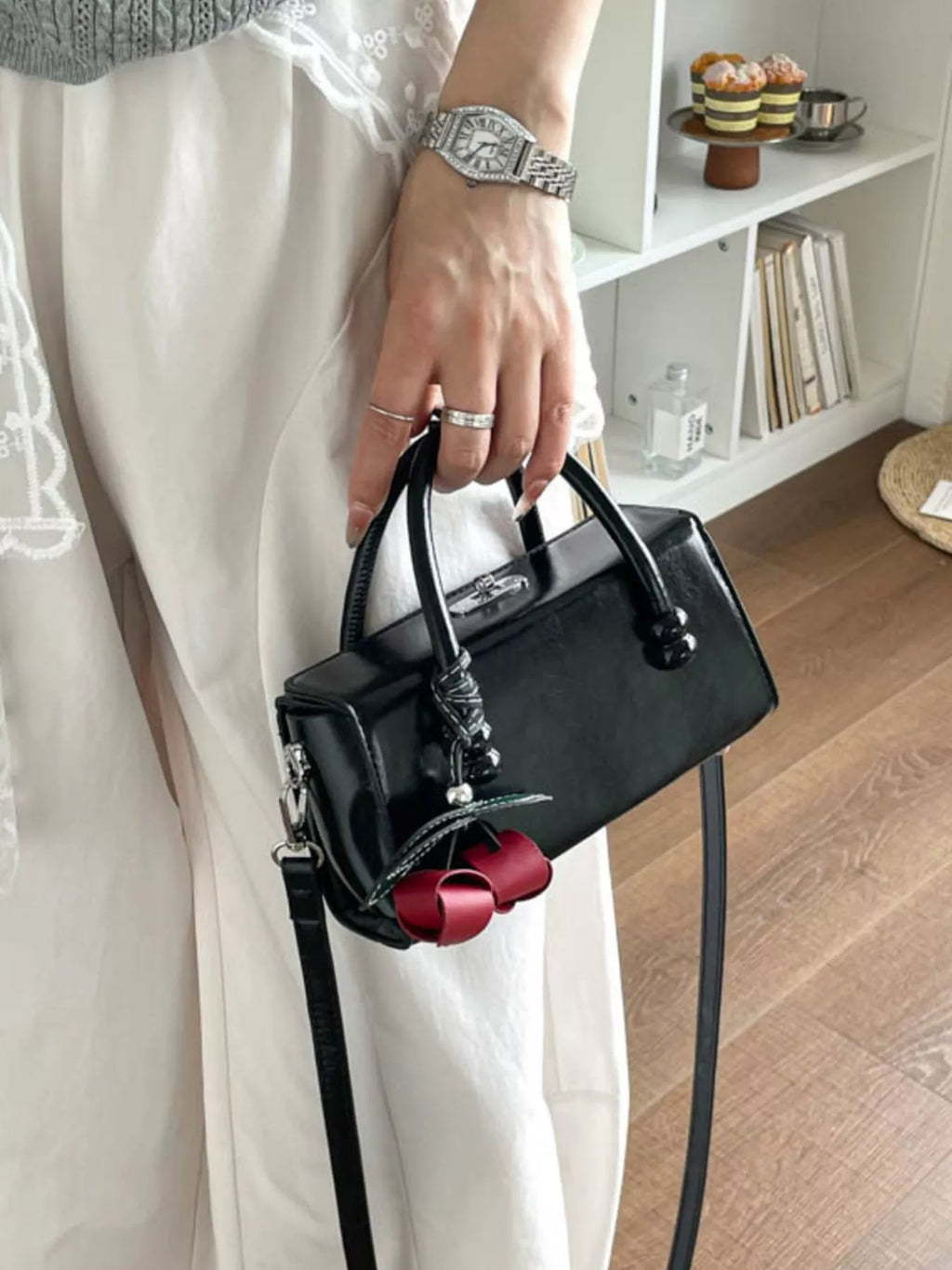 Top Handle Crossbody Bag
