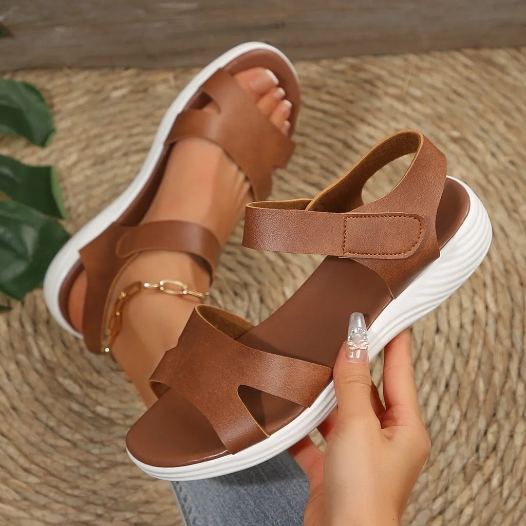 Open Toe Sandals with Ankle Strap