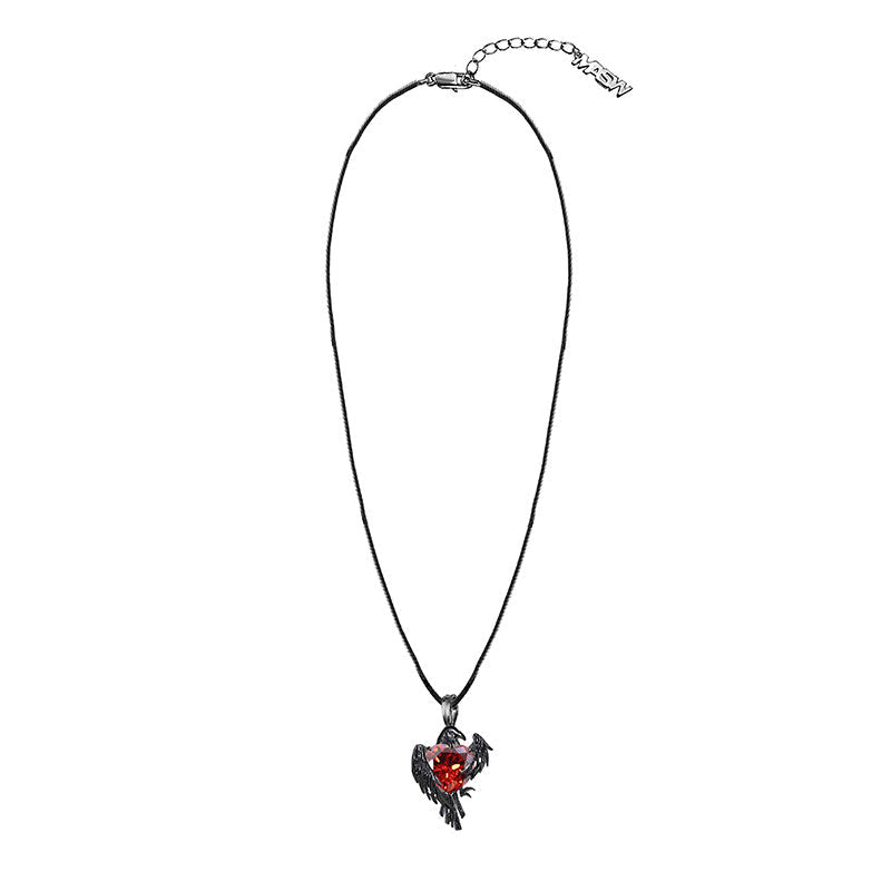 Thorn Series Sweet-Cool Dark Raven Necklace