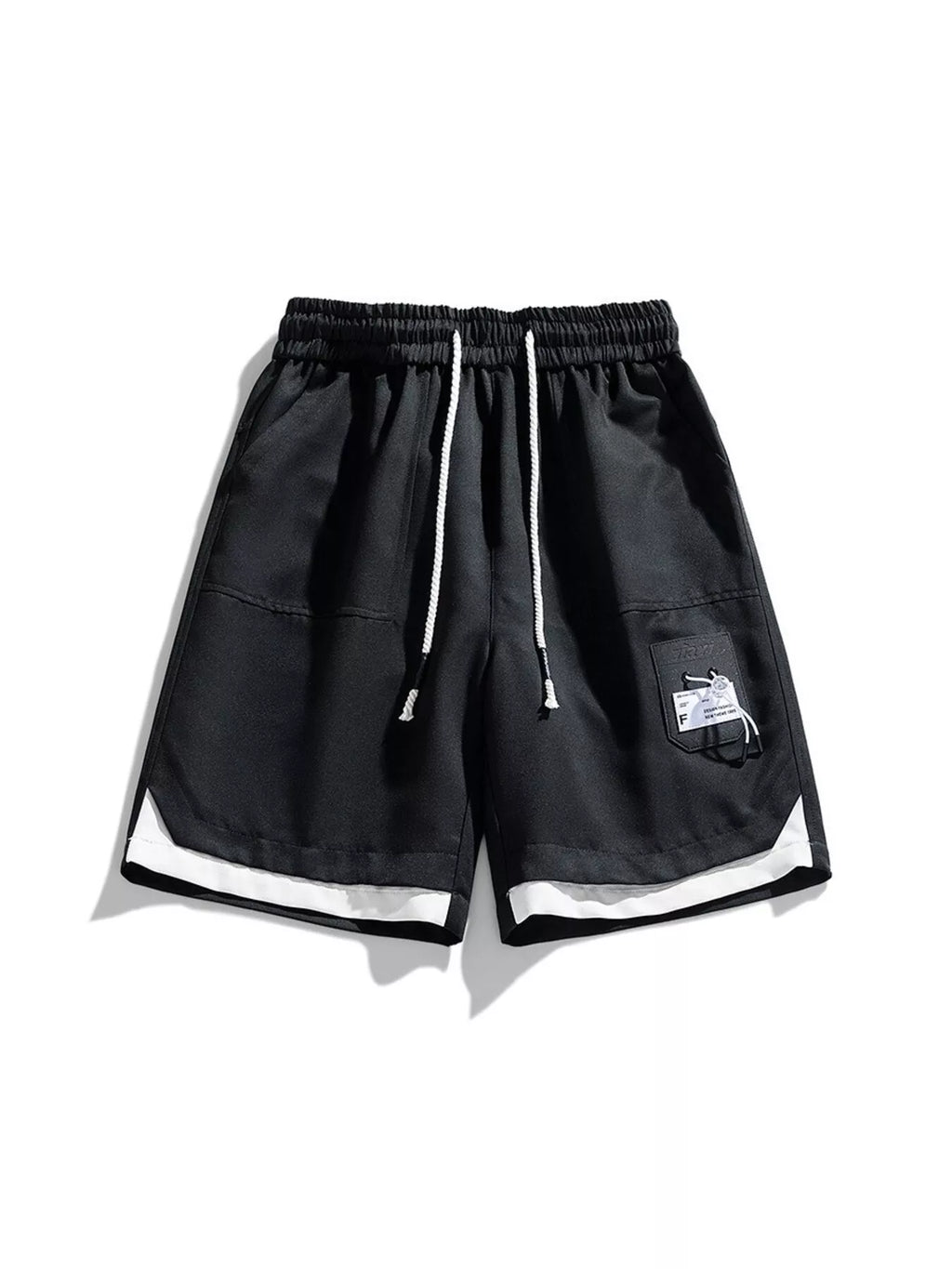 Men's Plus Size Drawstring Casual Cargo Shorts