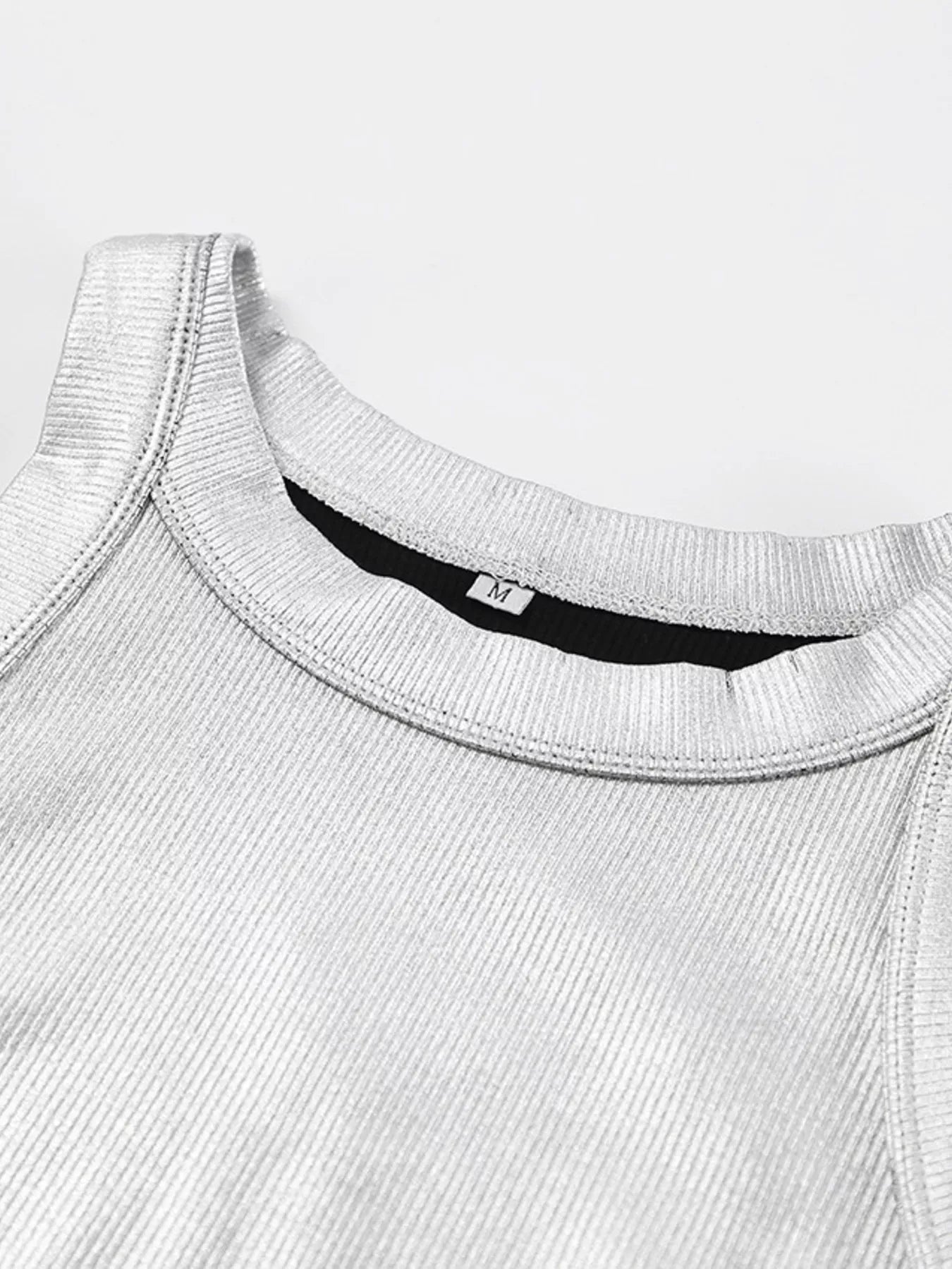 Ribbed Racerback Tank Top