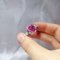 3 Carat 925 Sterling Silver Moissanite Ring