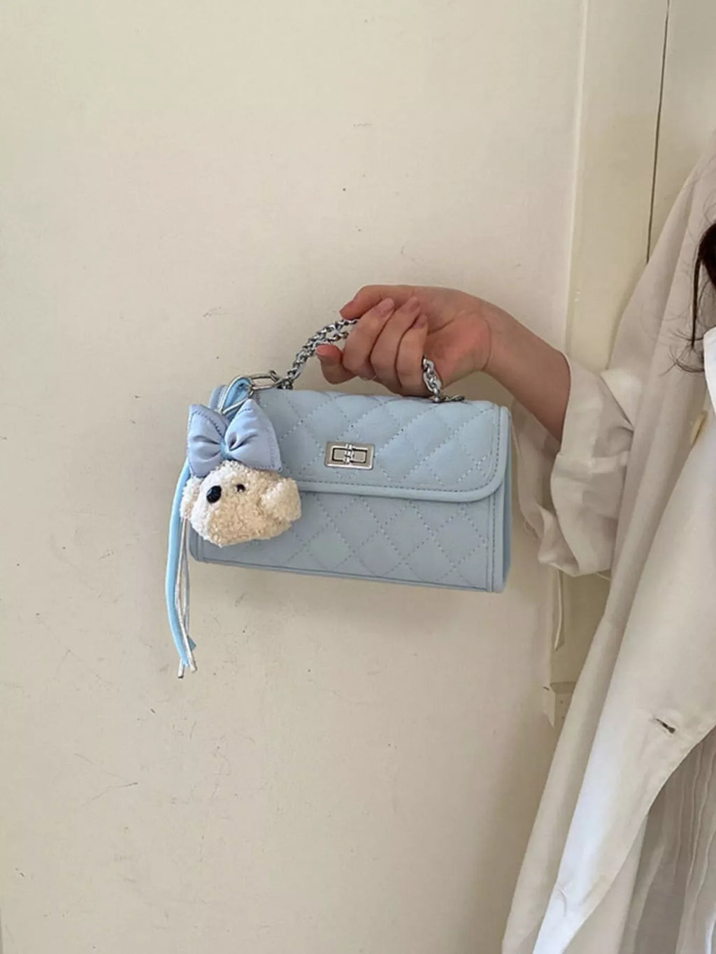 Quilted Chain Crossbody Bag