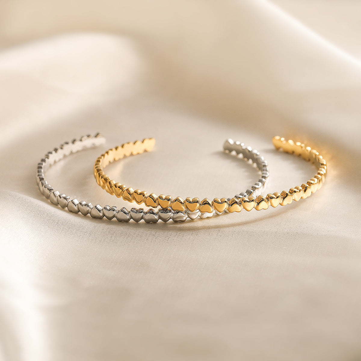 Women's Personalized 18K Gold-plated Stainless Steel Bracelet