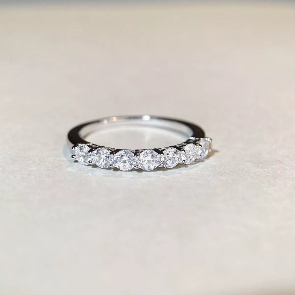 925 Sterling Silver Zircon Ring
