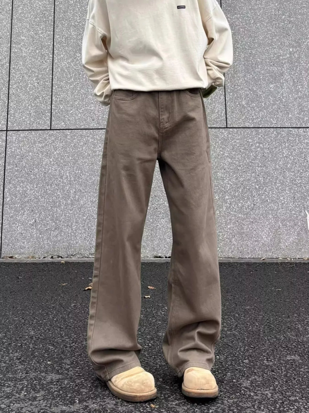 Men's Plus Size Comfortable Wide-Leg Casual Pants