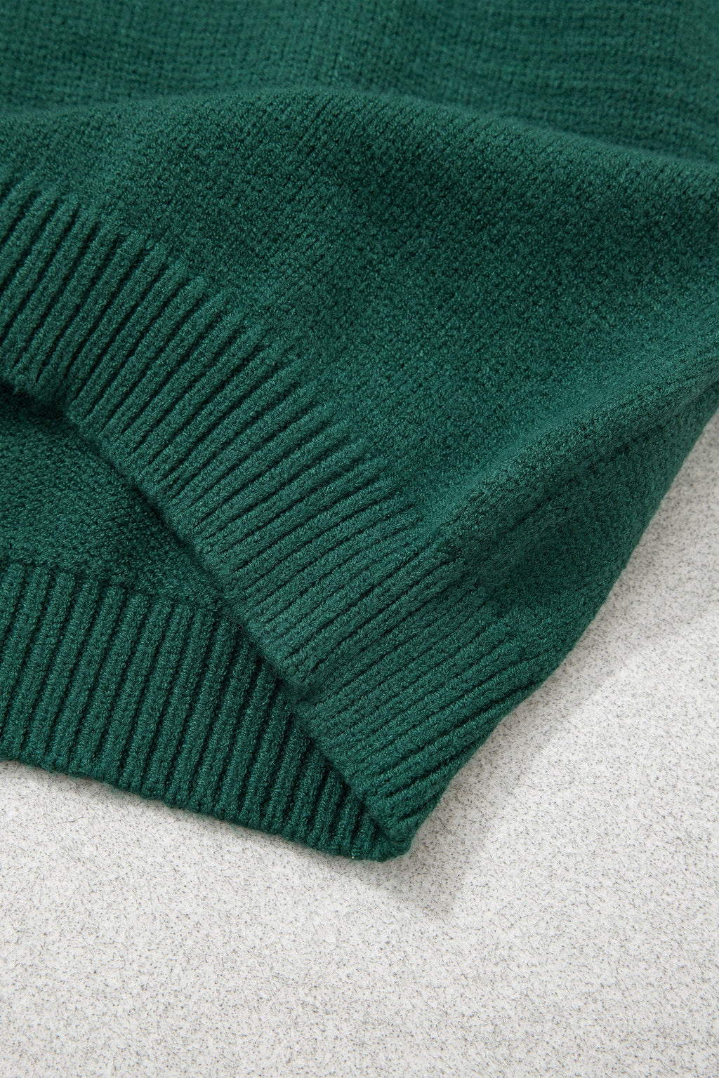 Evergreen High Neck Sleeveless Embroidered Knit Sweater Vest