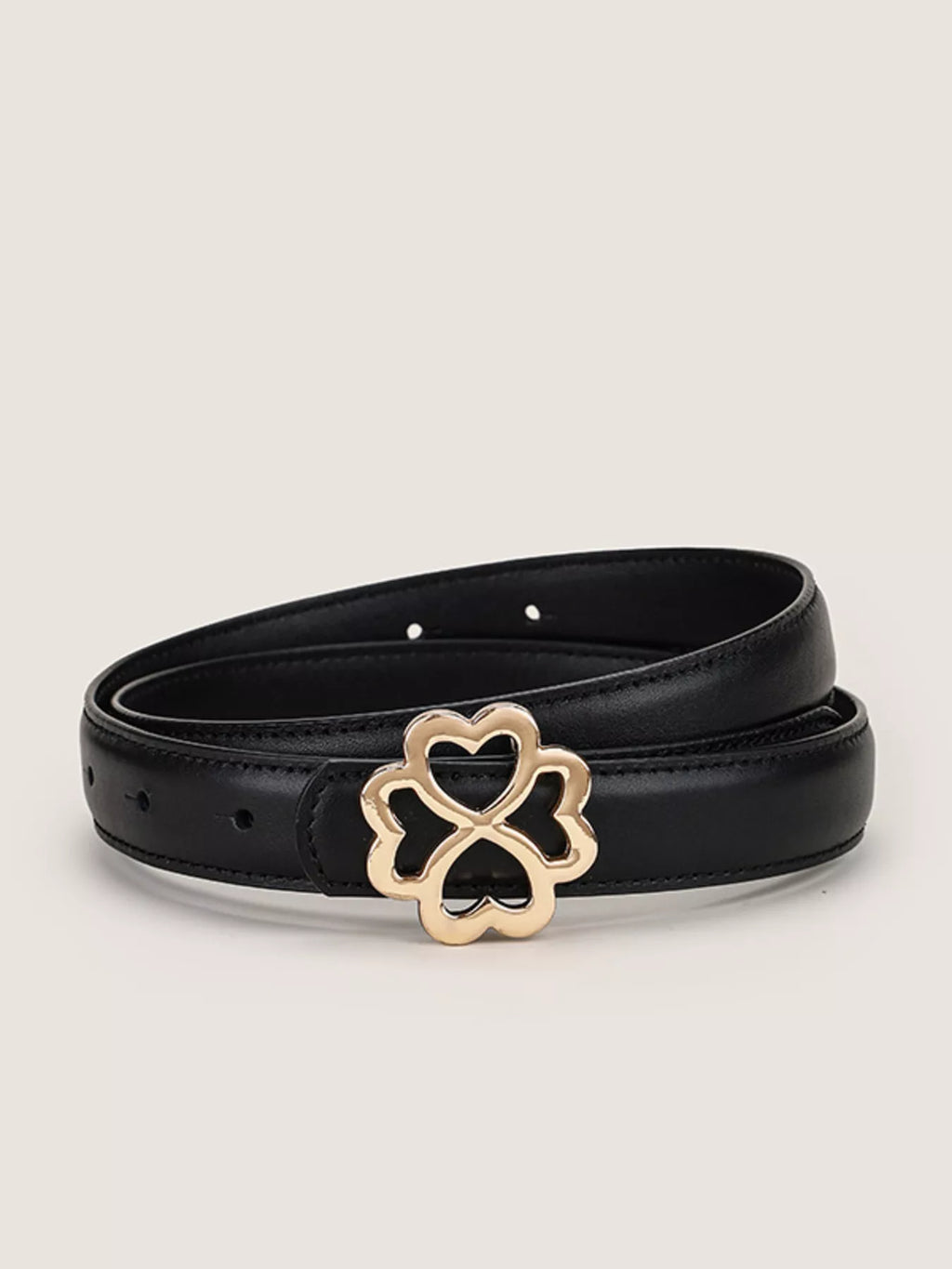 Clover Buckle Adjustable Belt