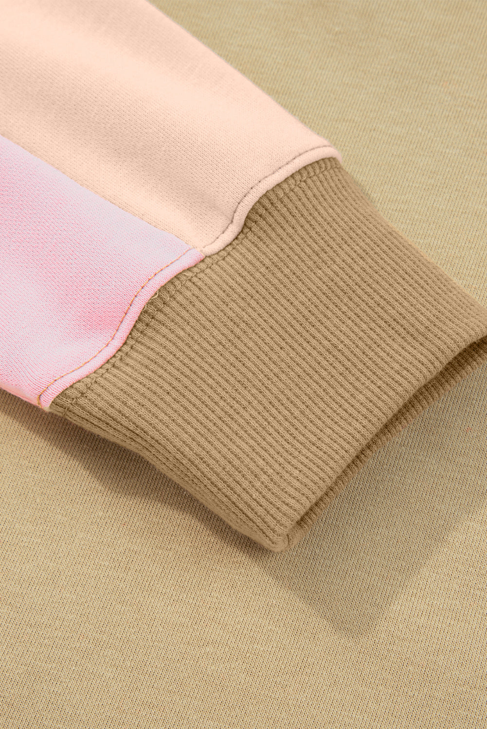 Star Patchwork Reverse Seam Drop Shoulder Sweatshirt