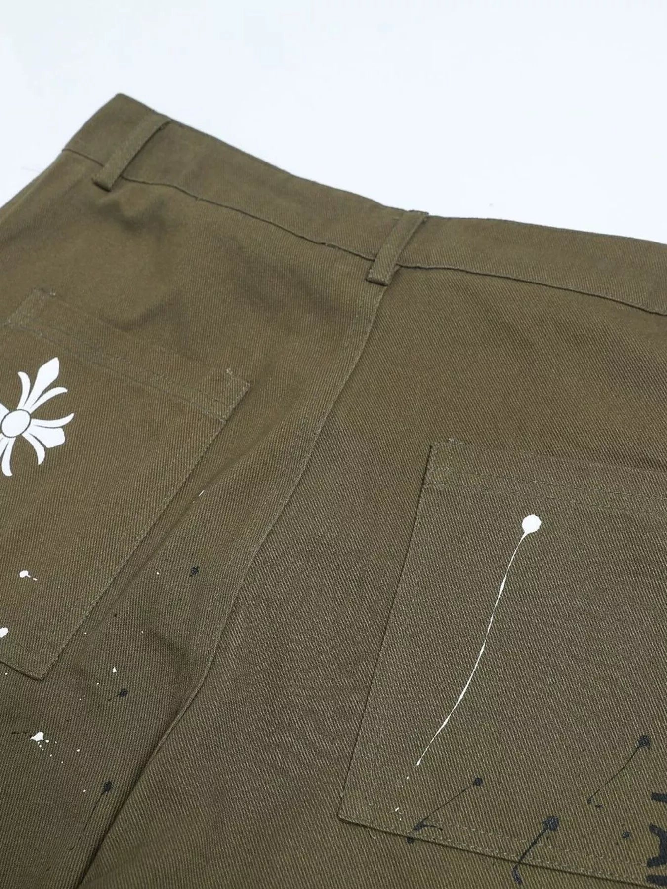 Men's Paint Splatter Cargo Pants