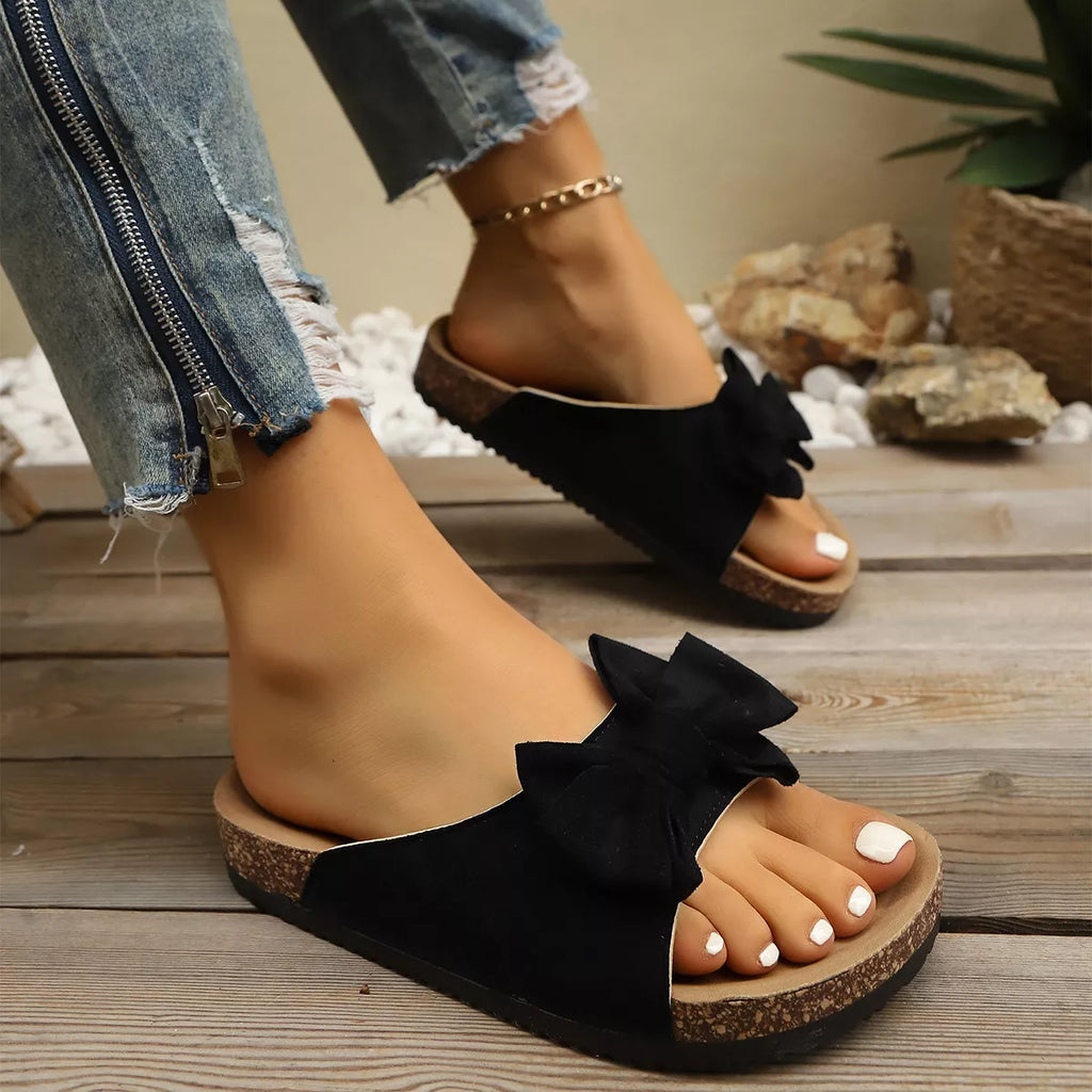 Comfortable Bow Decor Casual Sandals