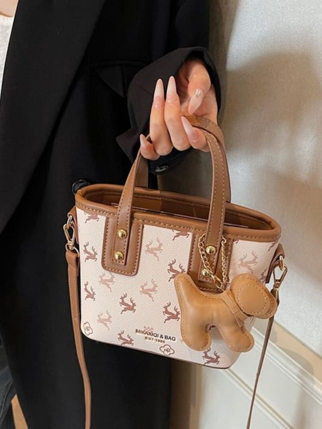 Lightweight Printed Crossbody Bag