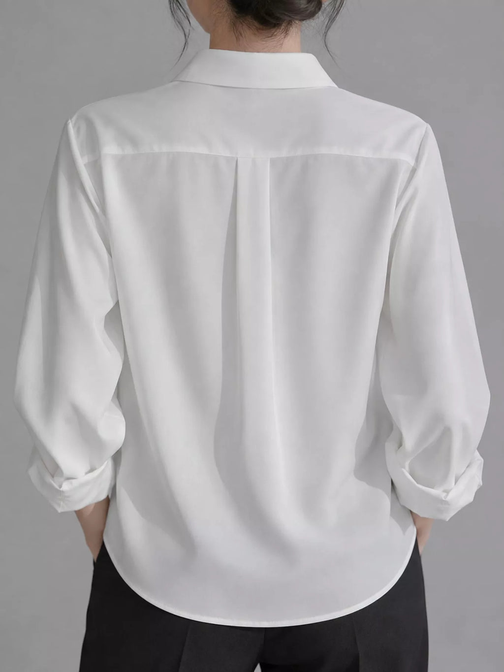 Full Size Button Up Long Sleeve Shirt Plus Size
