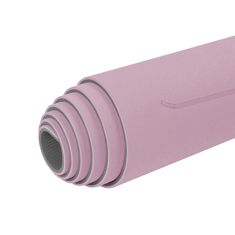 TPE Yoga Mat Thickened And Non-slip