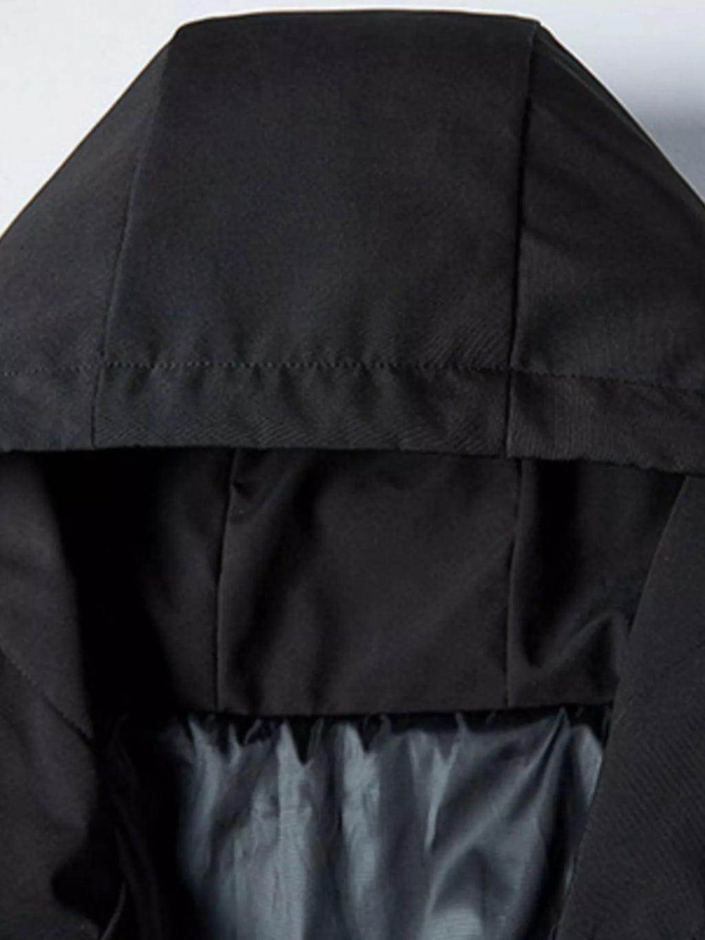 Men's Full Size Casual Hooded Zip-Up Outerwear Plus Size