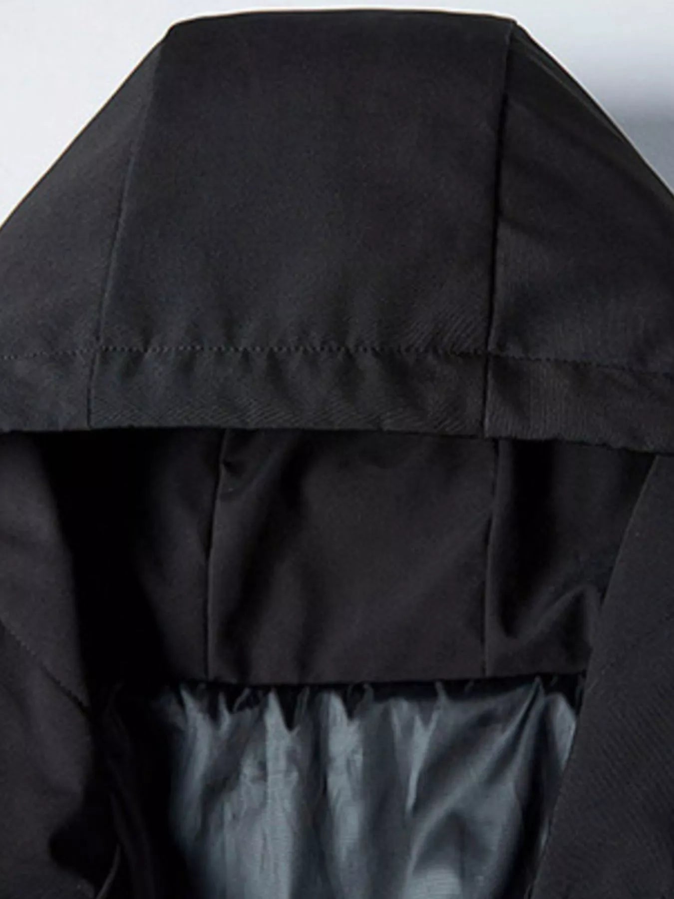 Men's Full Size Casual Hooded Zip-Up Outerwear Plus Size