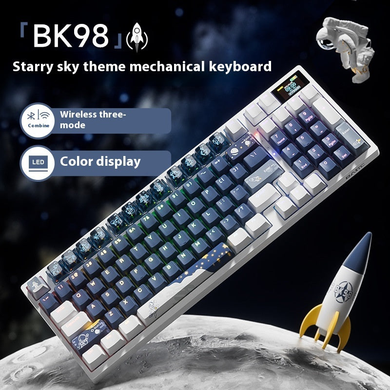 Wireless Mechanical Keyboard Three-mode Bluetooth