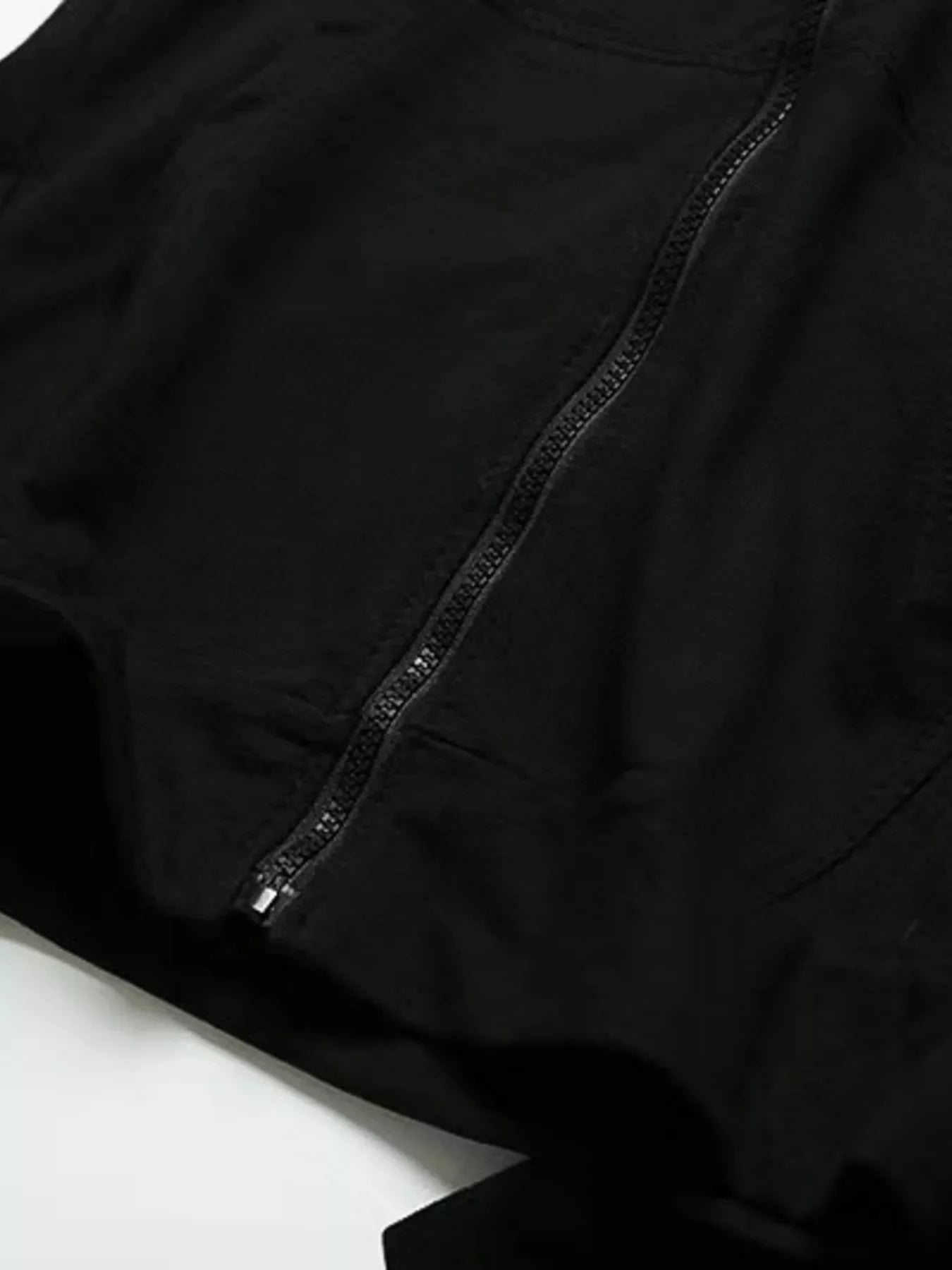 Men's Plus Size Short Sleeve Zip Up Hoodie Top