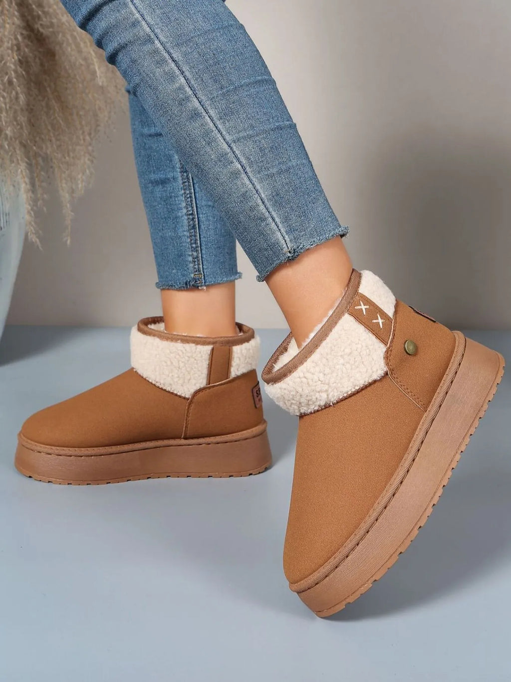 Platform Sherpa Lined Winter Boots