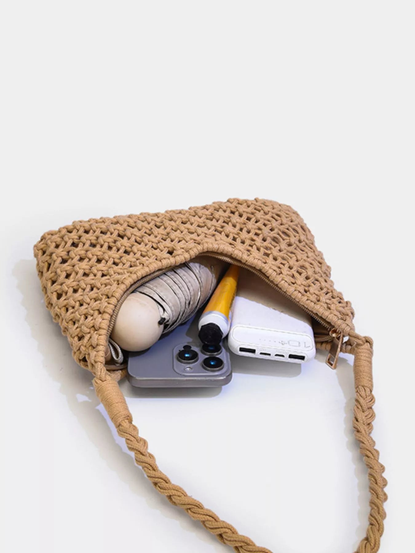 Woven Shoulder Bag
