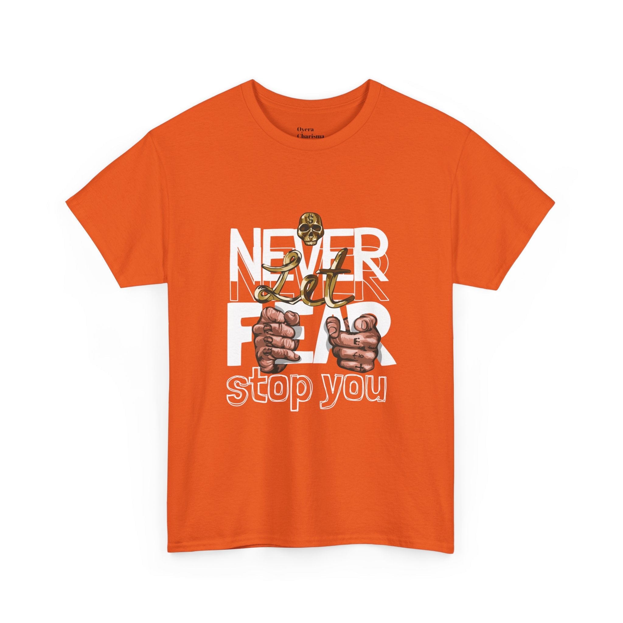 Never Give Up Heavy Cotton Tee