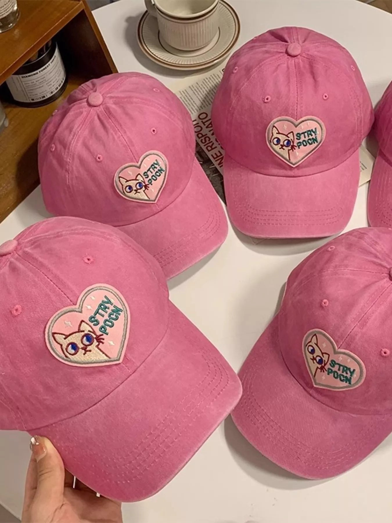 Heart Cat Baseball Cap