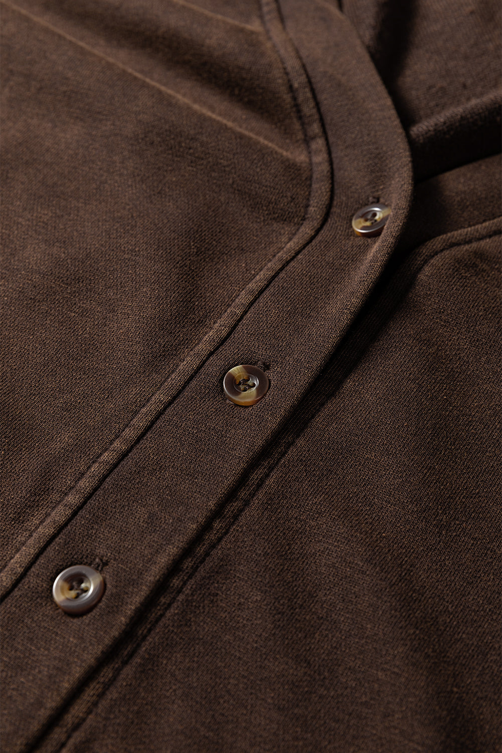 Solid Button Front V-Neck Cardigan