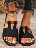 Open Toe Flats Sandals