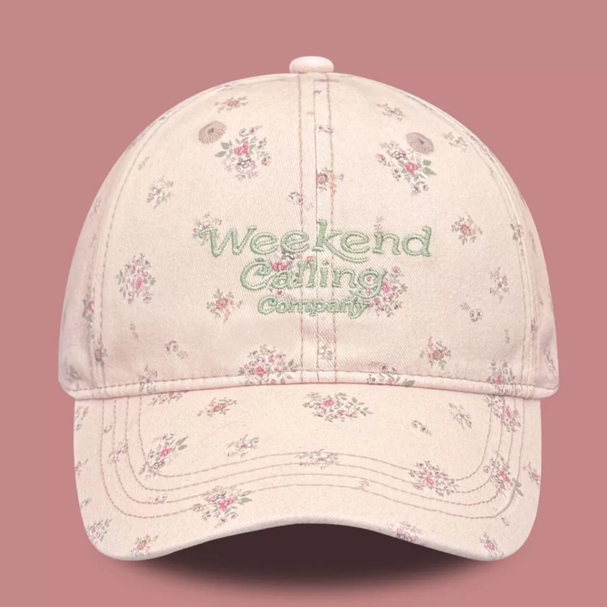 Floral Print Baseball Cap