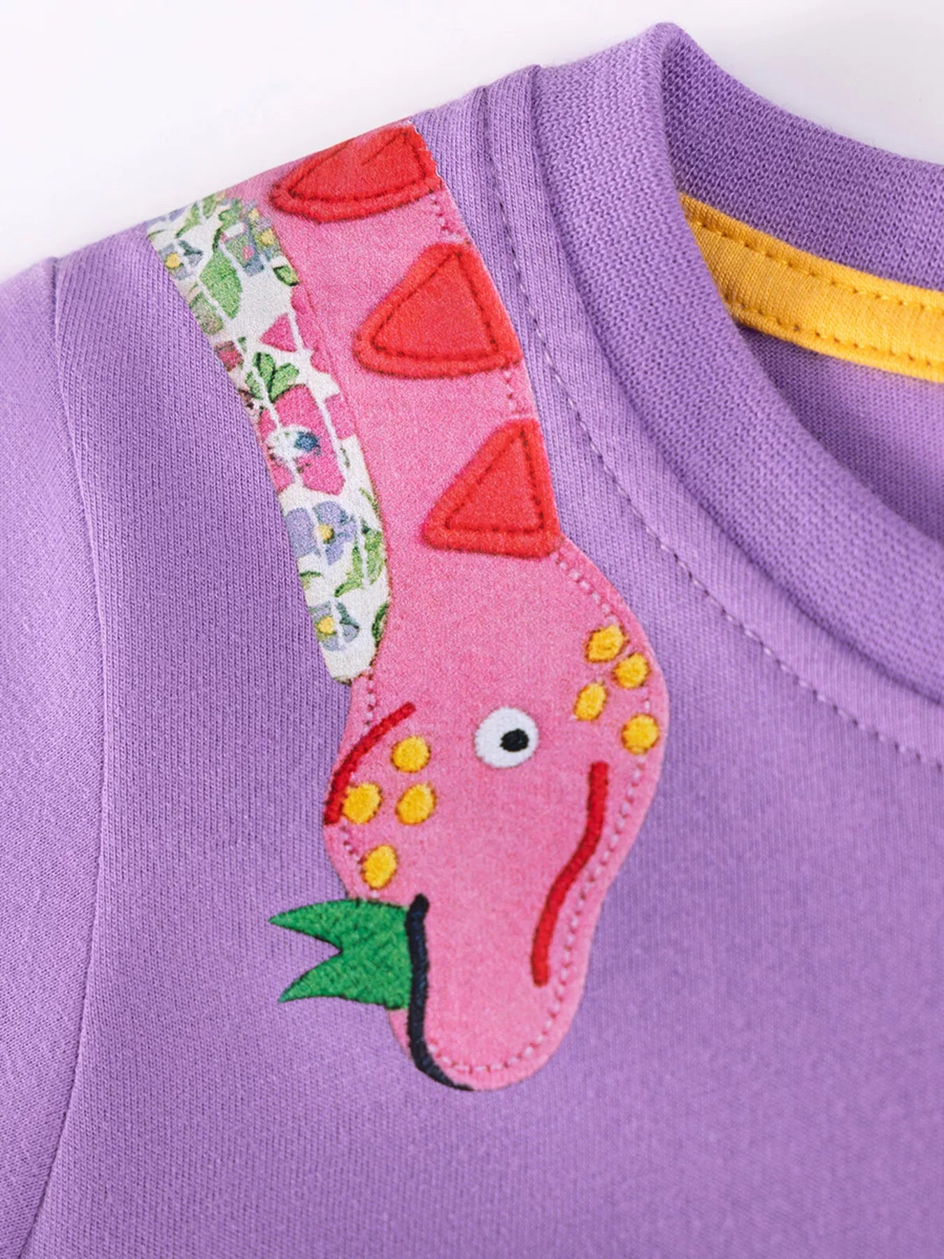 Children's Dinosaur Print Casual Dress