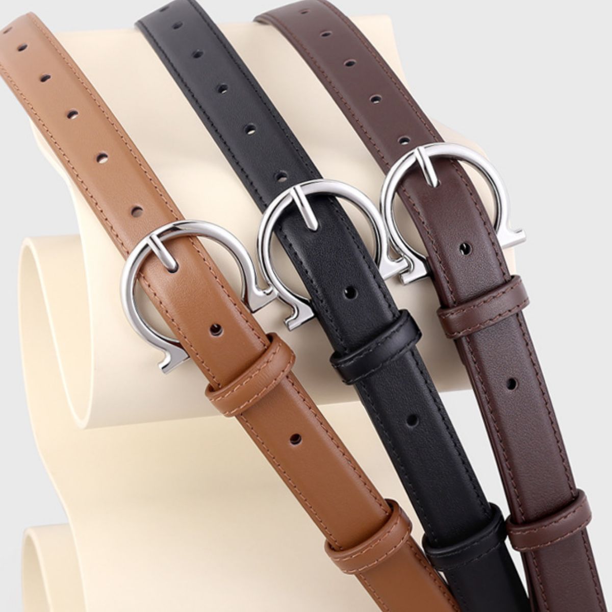Buckle Leather Belt