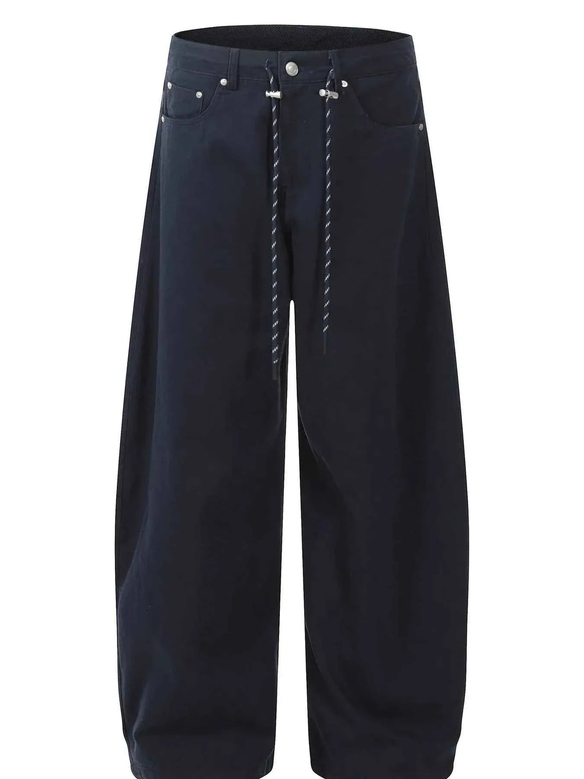 Men's Wide Leg Drawstring Cargo Pants
