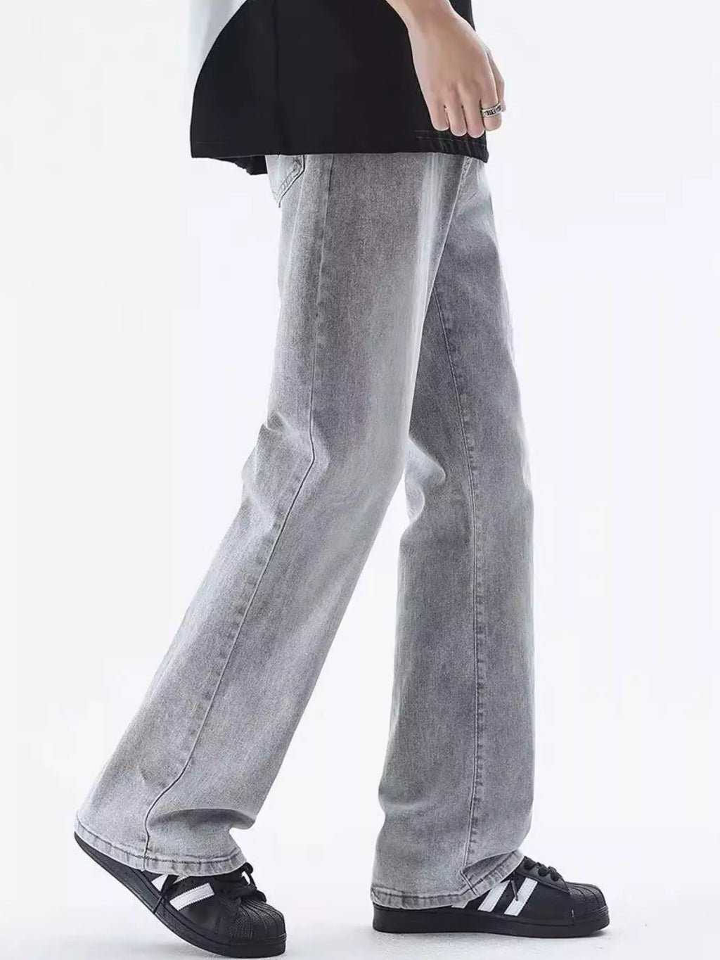 Men's Vintage Wash Loose Fit Jeans
