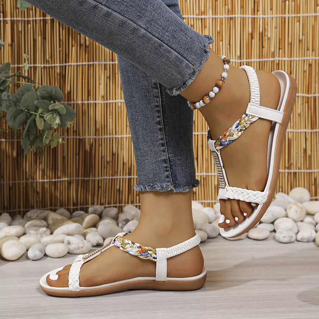 Open Toe Flats Sandals