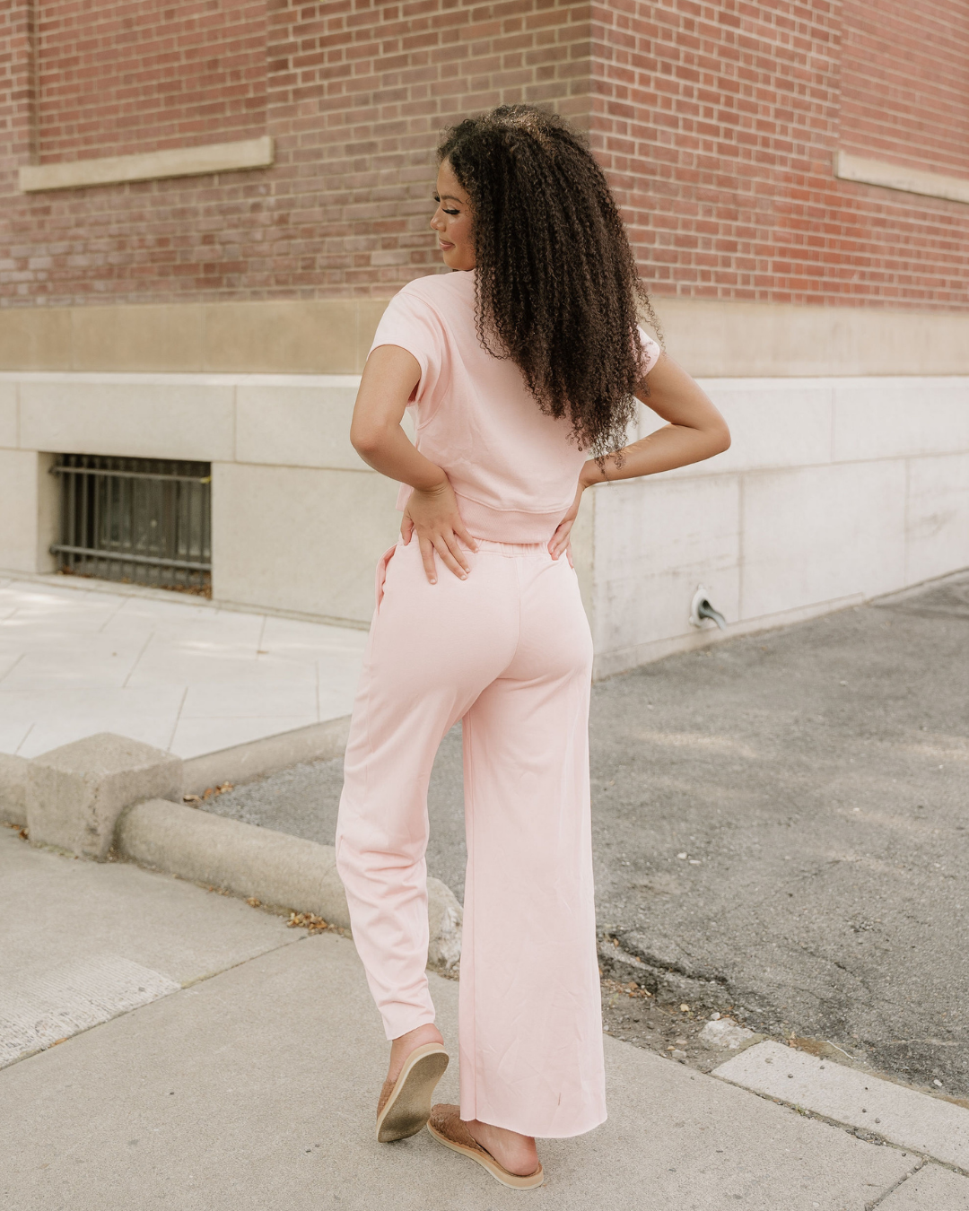 Lucy Wide Leg Pants 2pcs Outfit