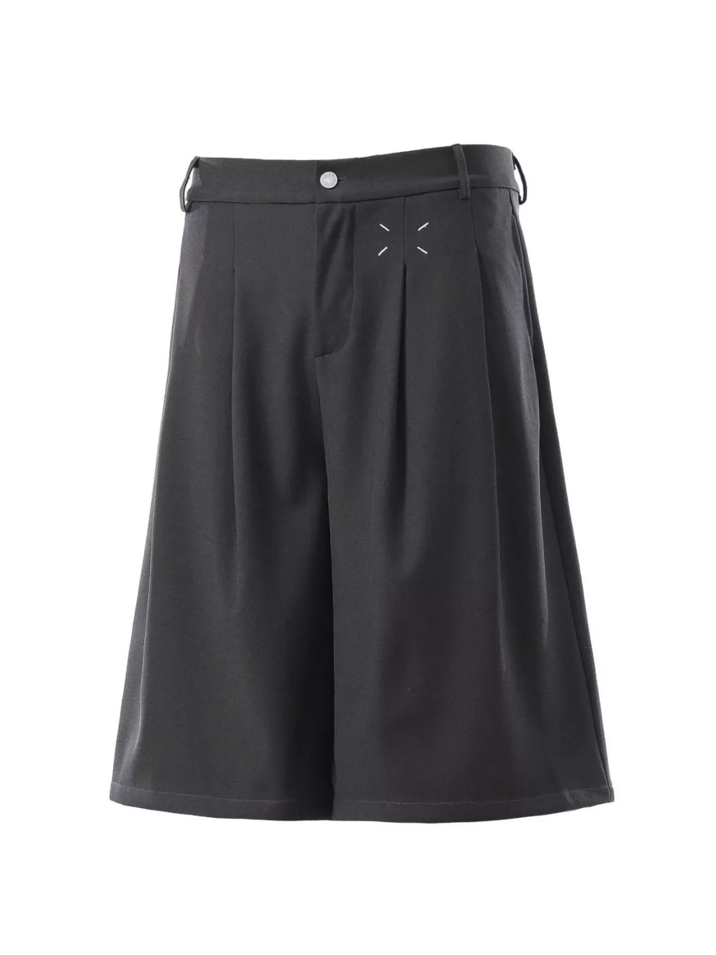 Men's Pleated Loose Fit Capris