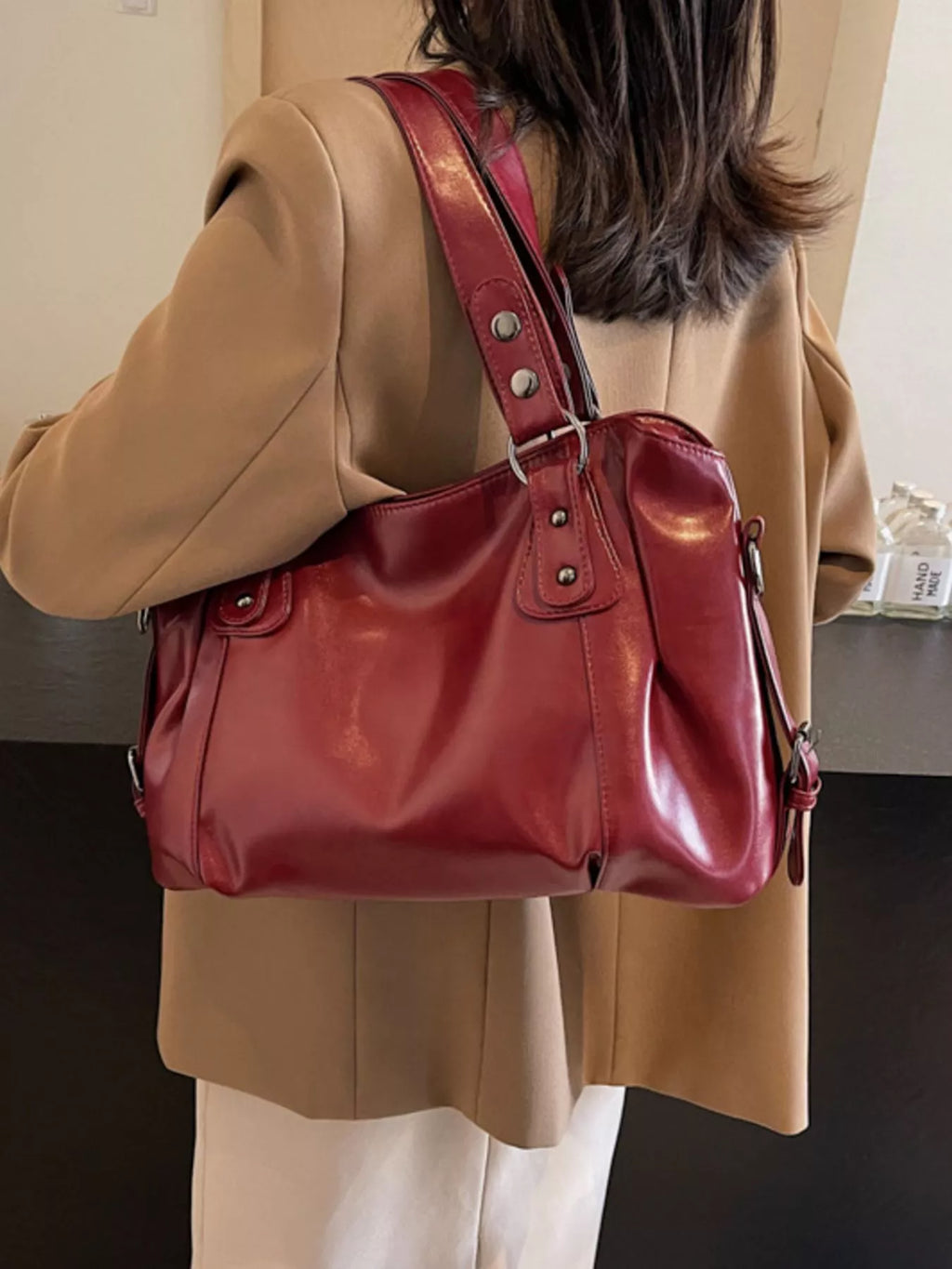 Vintage Style Leather Handbag