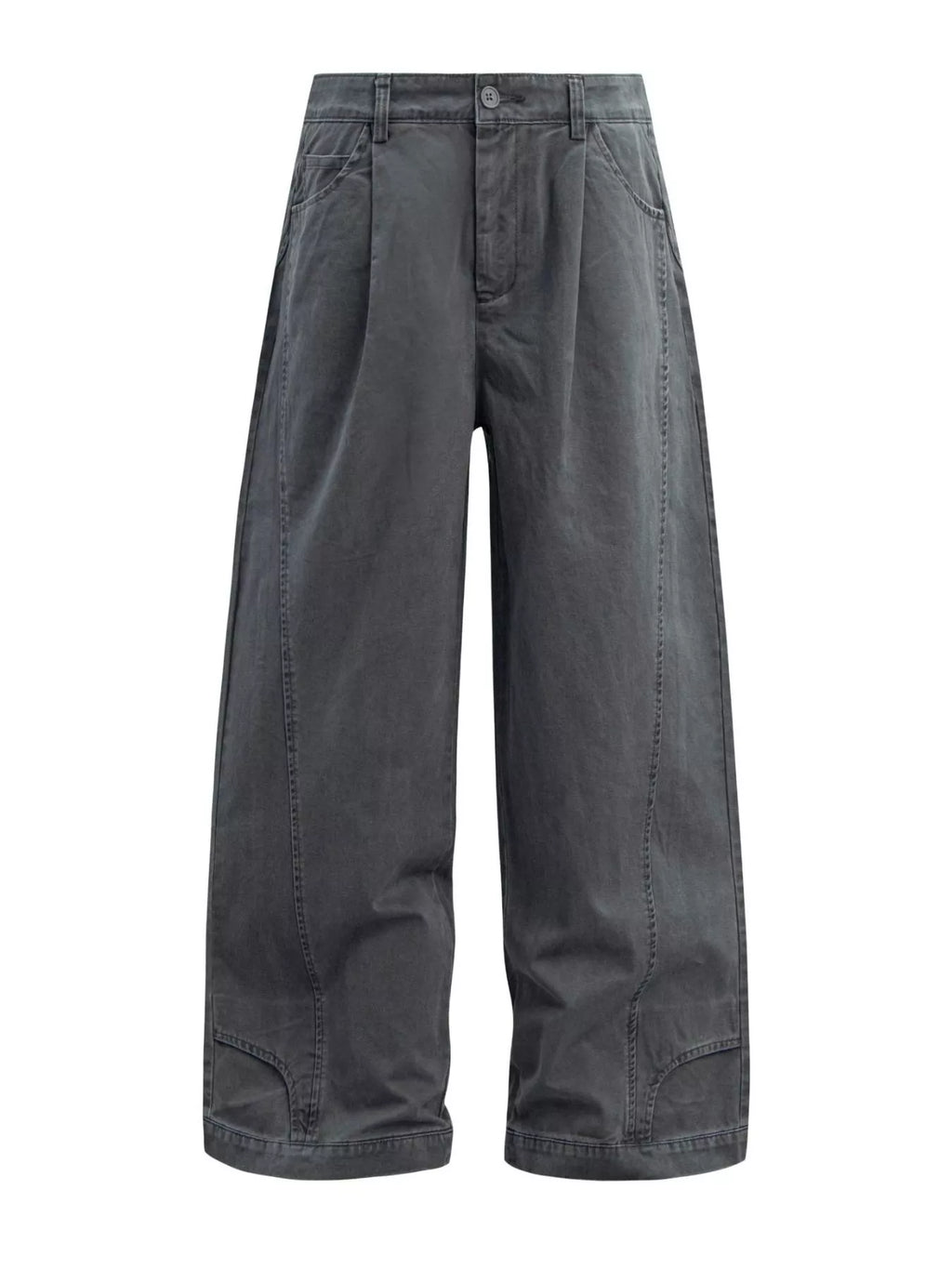 Men's Wide Leg Pleated Pants