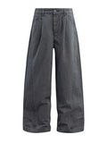 Men's Wide Leg Pleated Pants
